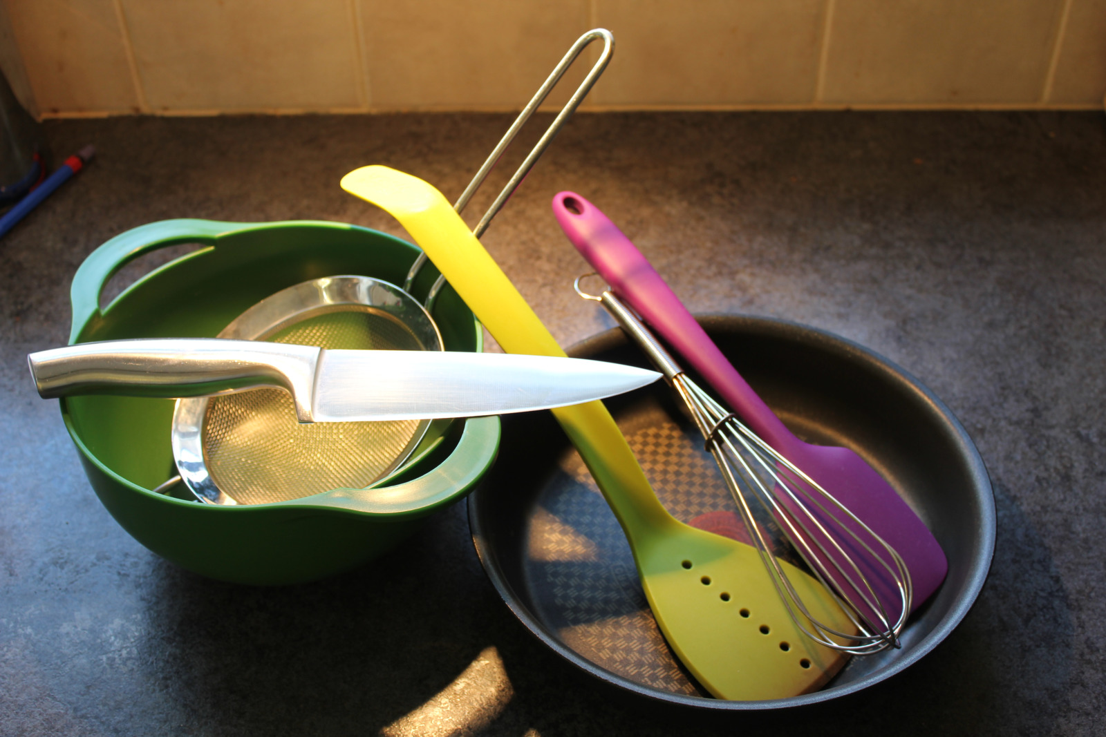 Some of the main equipment used in this recipe.